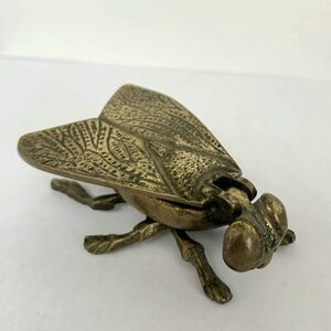 VINTAGE Brass Fly Ashtray